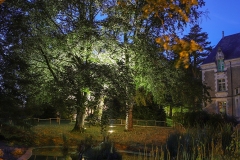 POUZAUGES-DE-NUIT-LE-COLOMBIER-2019-3 - Parc du Colombier, très joli travail de mise en valeur de la part des jardiniers... Un autre regard sur Pouzauges.