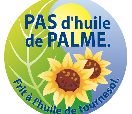 Sticker sans huile de palme